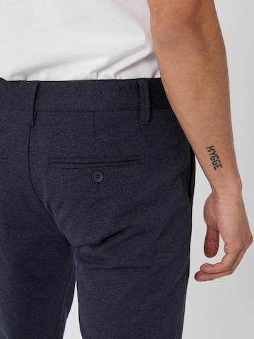 Only & Sons Slim fit Chino trousers 'Mark' in Blue