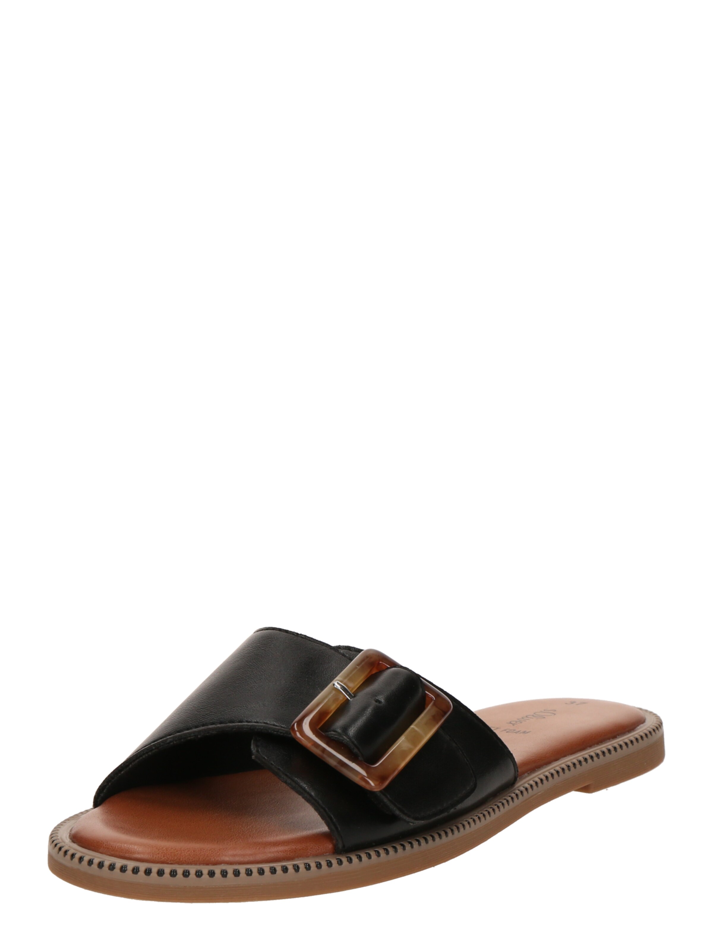 s.Oliver Mules in Black: front