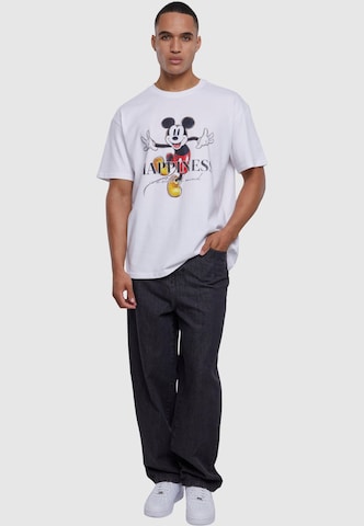 MT Upscale Tričko 'Disney 100 Mickey Happiness' - biela
