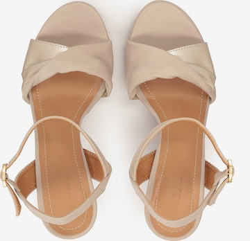 Kazar Strap Sandals in Beige