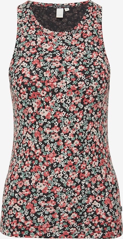 QS Top in Schwarz: Vorderseite