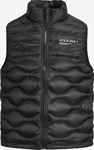 JACK & JONES Bodywarmer 'Enoah' in Zwart: voorkant