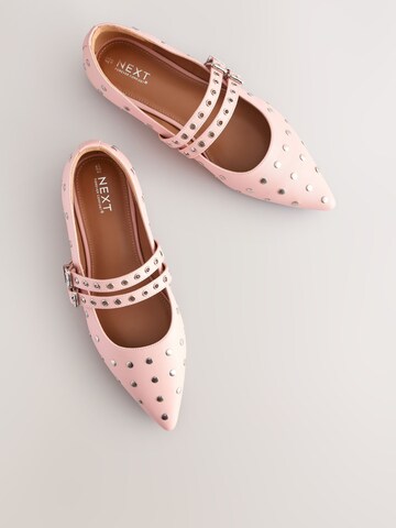 Next Ballet Flats with Strap 'Forever Comfort®' in Pink