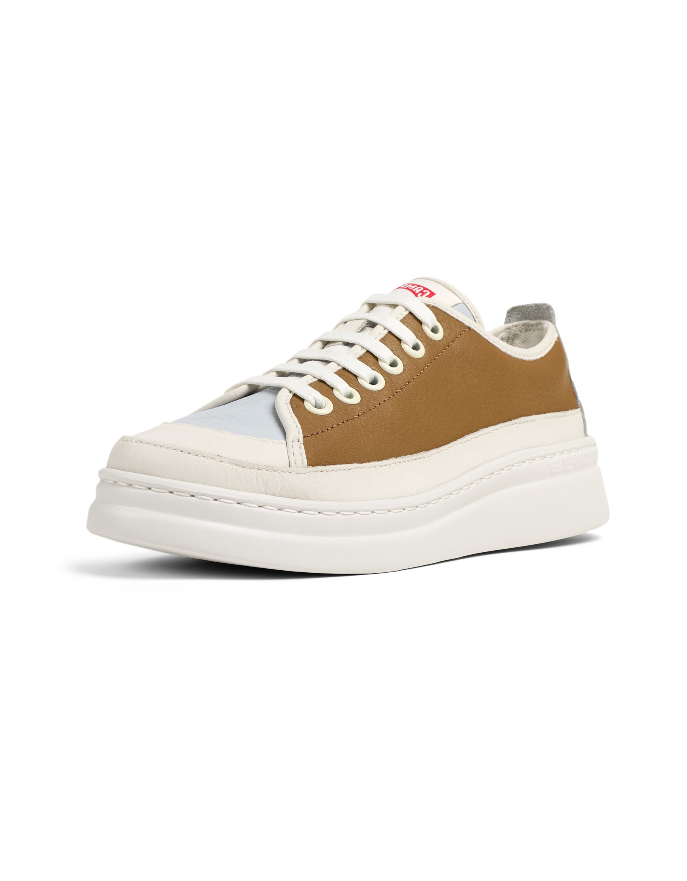 CAMPER Platform trainers 'G3D Runner Up Twins' in Brown: front