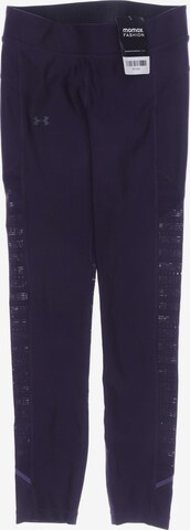 UNDER ARMOUR Pants in XS in Purple: front