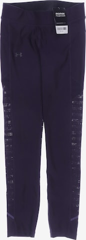 UNDER ARMOUR Pants in XS in Purple: front