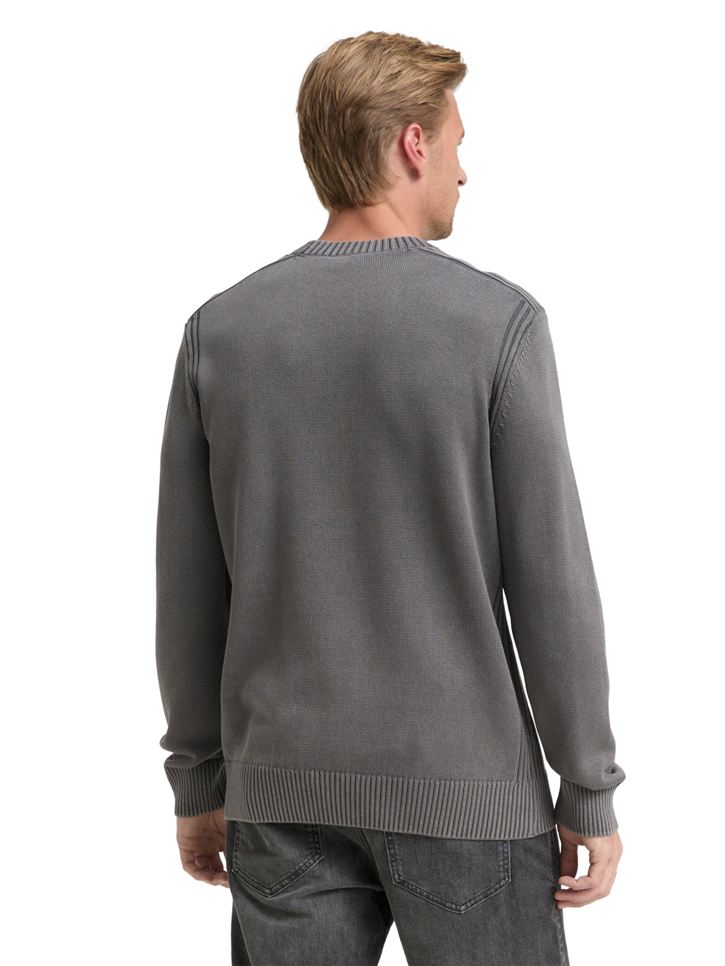 TOM TAILOR Pullover in Grau