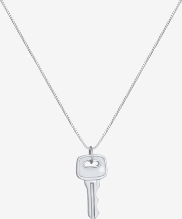 KUZZOI Halskette Schlüssel in Silber