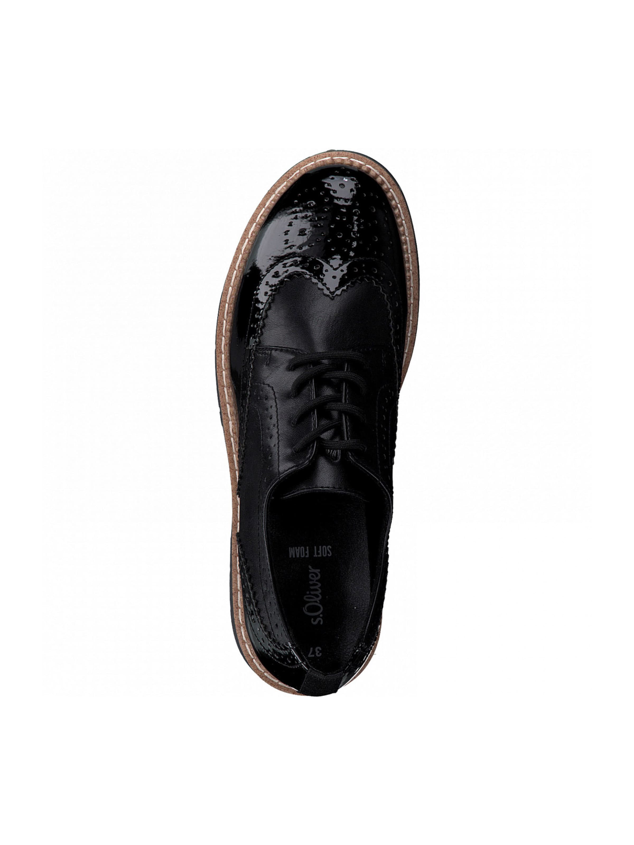 Chaussures basses Chaussure à lacets s.Oliver en Noir 