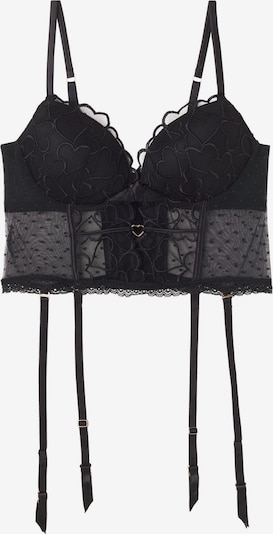 INTIMISSIMI Corsage 'SILVIA QUEEN OF HEARTS' in schwarz, Produktansicht