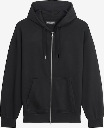 Marc O'Polo Sweatjacke in Schwarz: predná strana