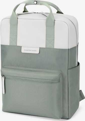 Sac à dos 'Bergen Muted Sage Sprinkled' Kapten & Son en vert : devant