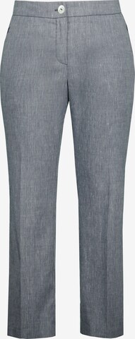 Ulla Popken Bootcut Pantalon '805616' in Grijs: voorkant