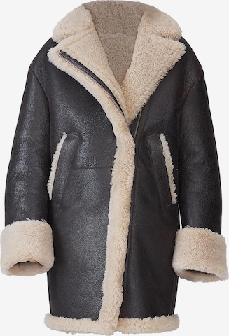 VESPUCCI BY VSP Winter Coat 'Eleonore' in Brown: front