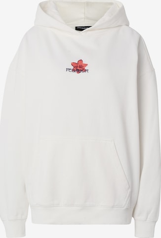 Pegador Mikina 'Modra' – bílá: přední strana