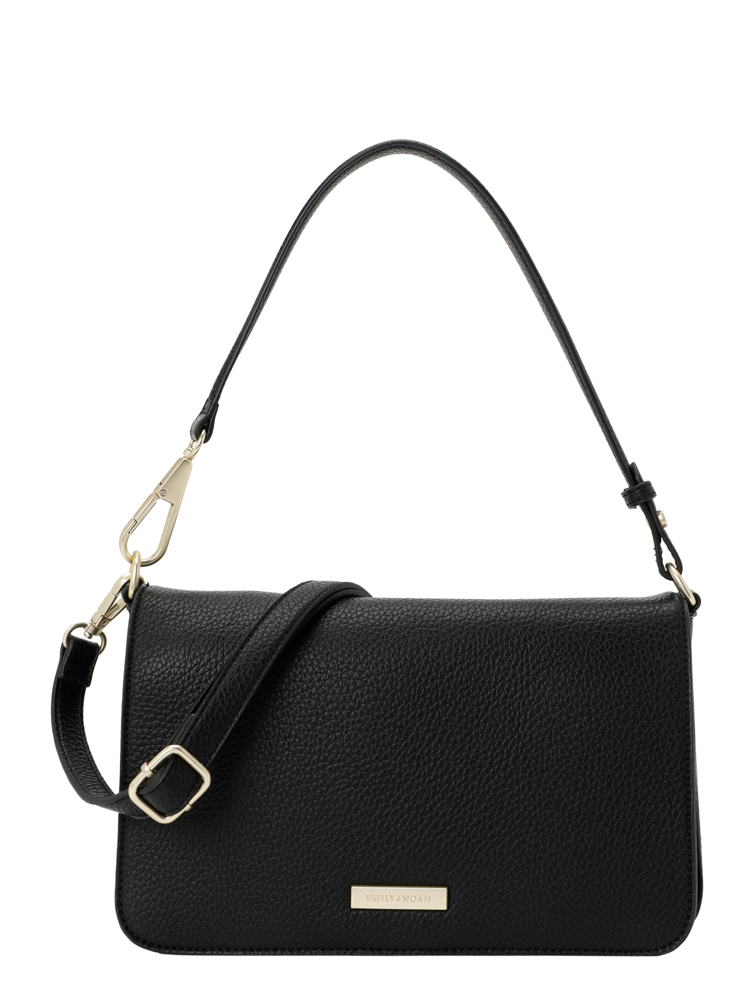 Emily & Noah Schoudertas 'Daniela' in Zwart: voorkant