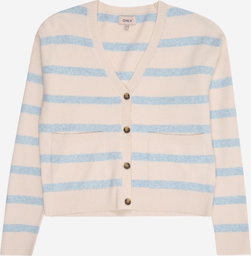 Cardigan 'KOGAMA' ONLY GIRLS en beige : devant