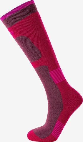 ZigZag Athletic Socks 'Tippy' in Pink: front