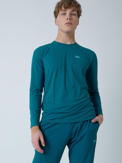 SPORTKIND Performance Shirt 'Crew Neck Long Sleeve Shirt' in XS in Petrol, Item view