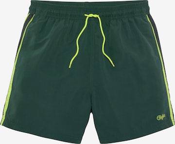 BUFFALO - Bermudas en verde: frente