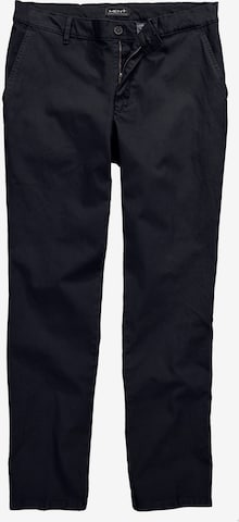 Men Plus Regular Chino trousers in Black: front