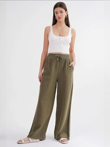 MixRay Wide leg Broek in Groen