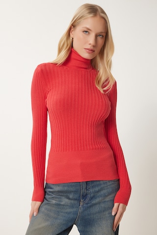 Happiness İstanbul Pullover in Orange: Vorderseite