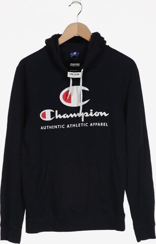 Champion Sweatshirt & Zip-Up Hoodie in L in Blue: front