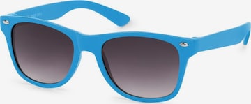 styleBREAKER Sunglasses 'Kinder Sonnenbrille Nerd Style' in Blue: front