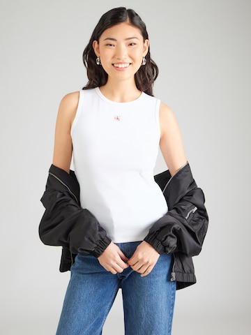 Calvin Klein Jeans Top - fehér: elől