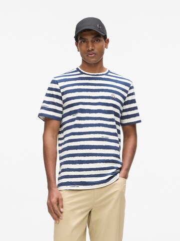 T-Shirt Karl Lagerfeld en beige : devant