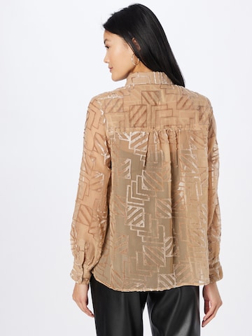 Line of Oslo Blouse 'Gene' in Brown