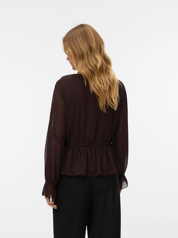VERO MODA Bluse 'VMDora' i brun