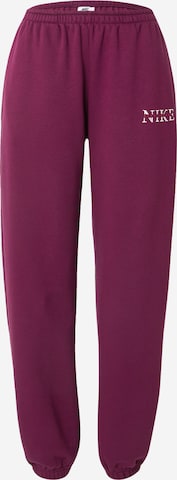 raudona Nike Sportswear Laisvas Kelnės 'PHNX FLC': priekis