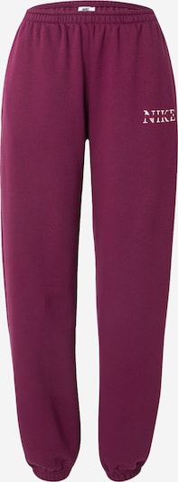 Nike Sportswear Hlače 'PHNX FLC' u bordo / bijela, Pregled proizvoda