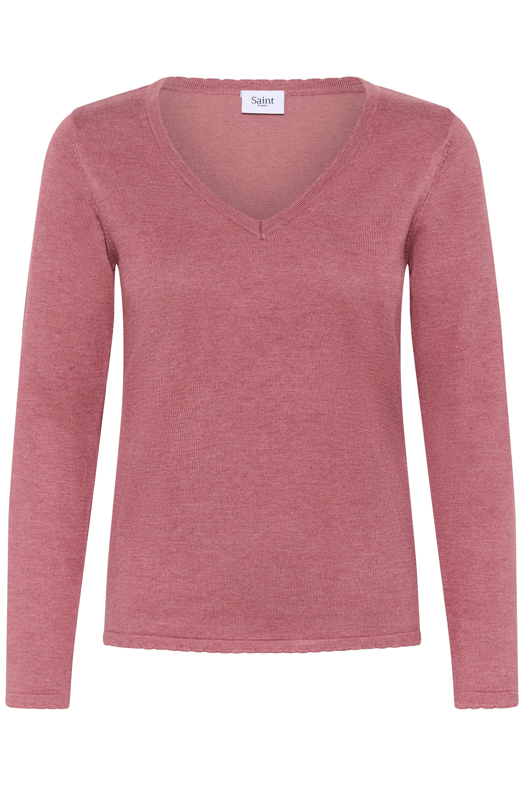 SAINT TROPEZ Pullover in Pink: Vorderseite