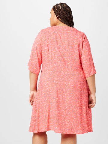 Fransa Curve Shirt dress 'Elise' in Pink