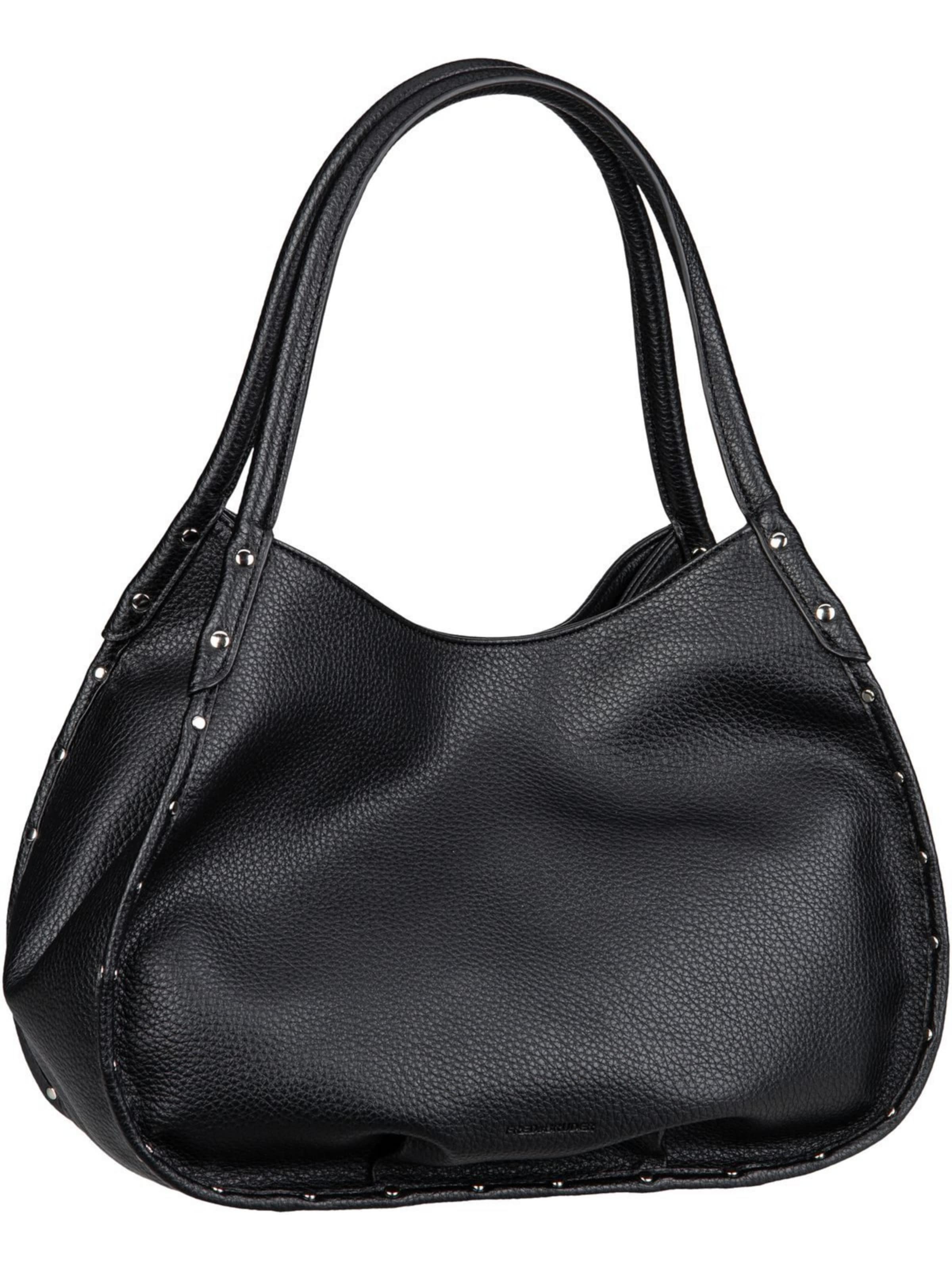 FREDsBRUDER Handtasche ' Feel Wild ' in Schwarz: Vorderseite