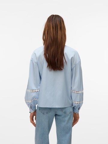 VERO MODA Blouse 'VMJANNI' in Blauw