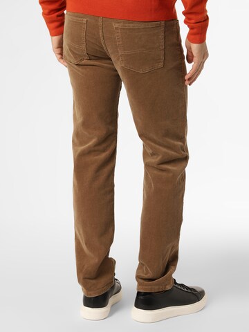 Nils Sundström Regular Pants 'Aiden' in Brown