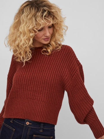 VILA Sweater 'Apoline' in Red