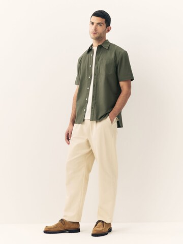 Next Regular fit Srajca 'Oxford' | zelena barva