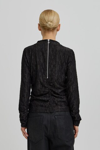 Ball Bluse in Schwarz