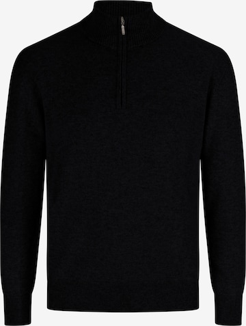 Pull-over CASH-MERE.CH en noir : devant