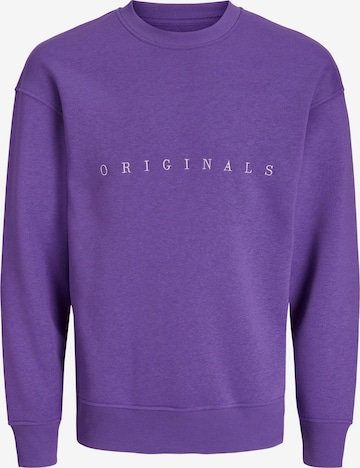 JACK & JONES Sweatshirt 'COPENHAGEN' i lila: framsida