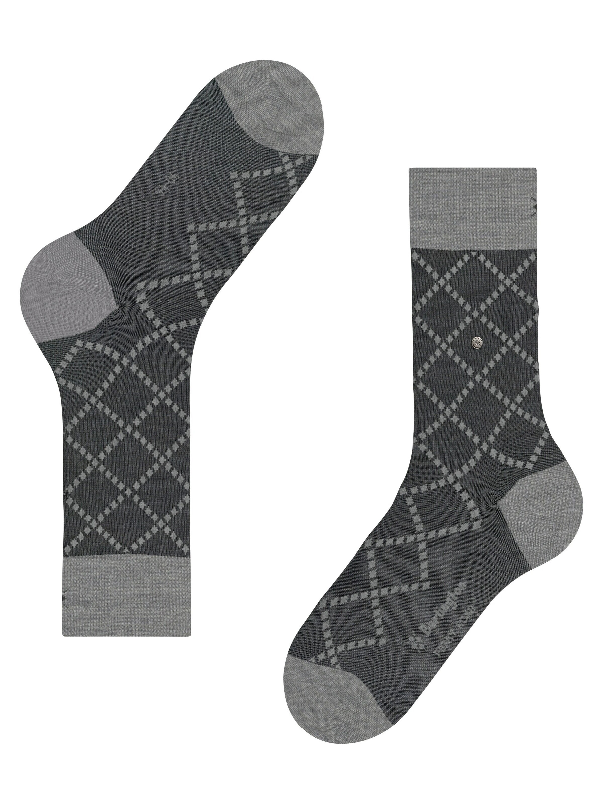 BURLINGTON Socks 'Ferry Road' in Grey