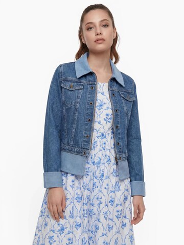 Fenice Between-Season Jacket in Blue: front