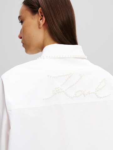 Tunica di Karl Lagerfeld in bianco