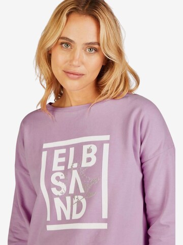 Elbsand Sweatshirt 'Adda' in Lila