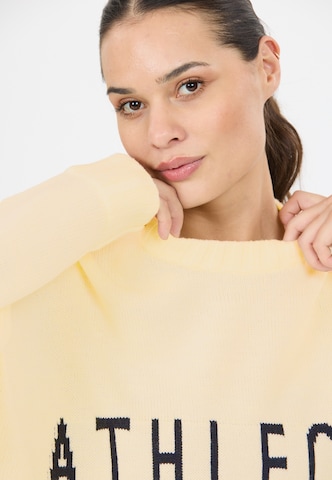 Athlecia Sports sweater 'Lyda' in Yellow